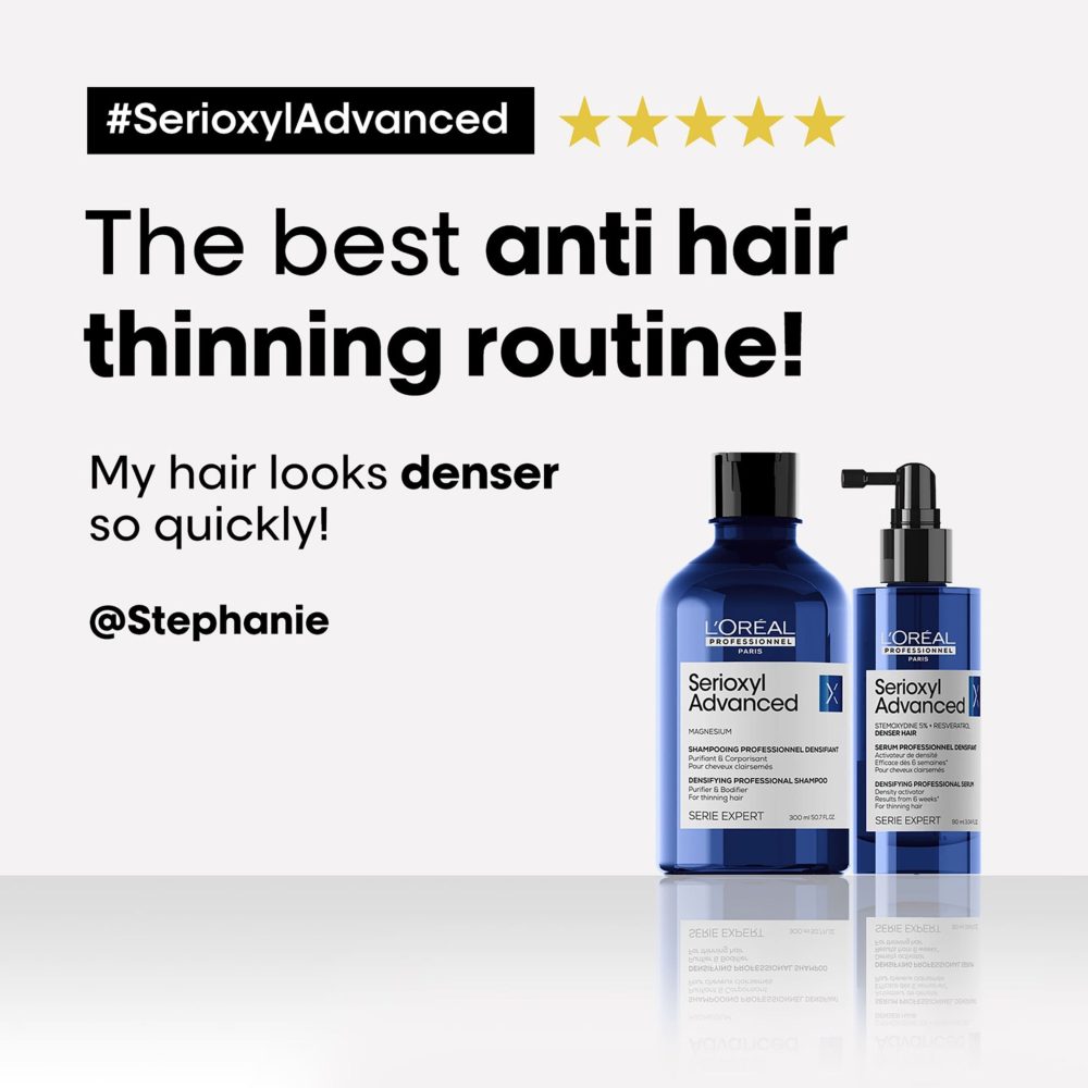 L’Oréal [Serioxyl Advanced] Denser hair density activator serum. - Image 3