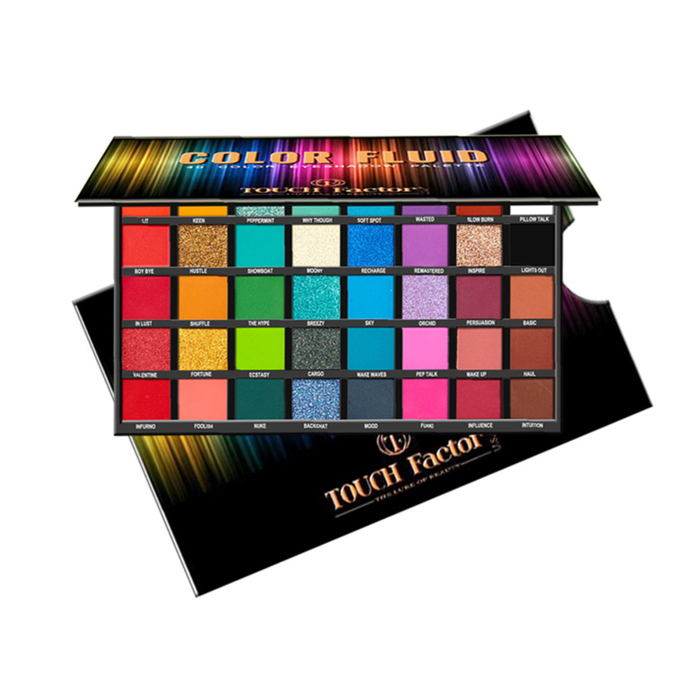 Color Fluid 40 Shades of Eyeshadow Palette - Image 3