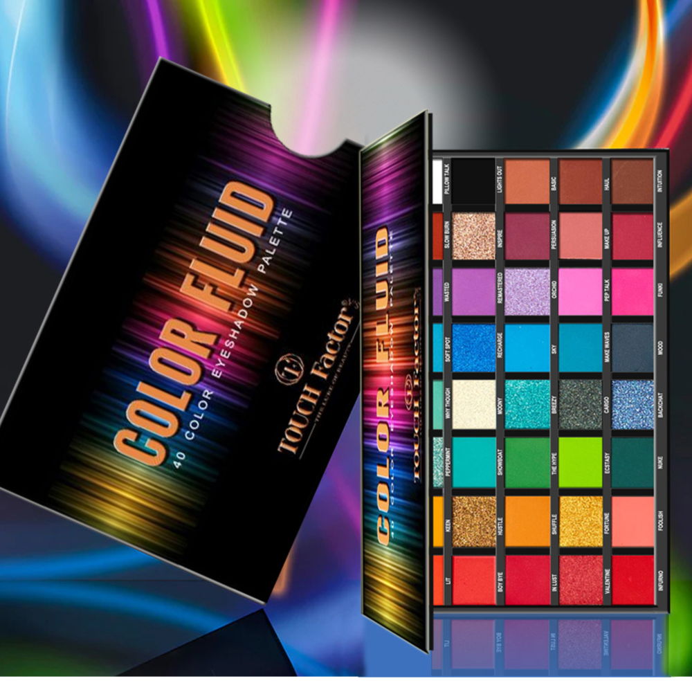 Color Fluid 40 Shades of Eyeshadow Palette - Image 4
