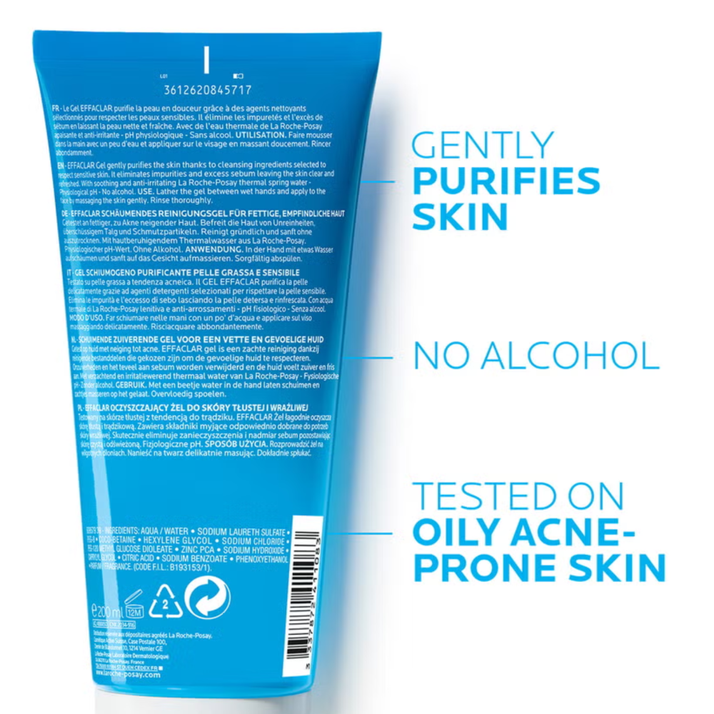La Roche-Posay Effaclar Purifying Foaming Gel 200ml - Image 3