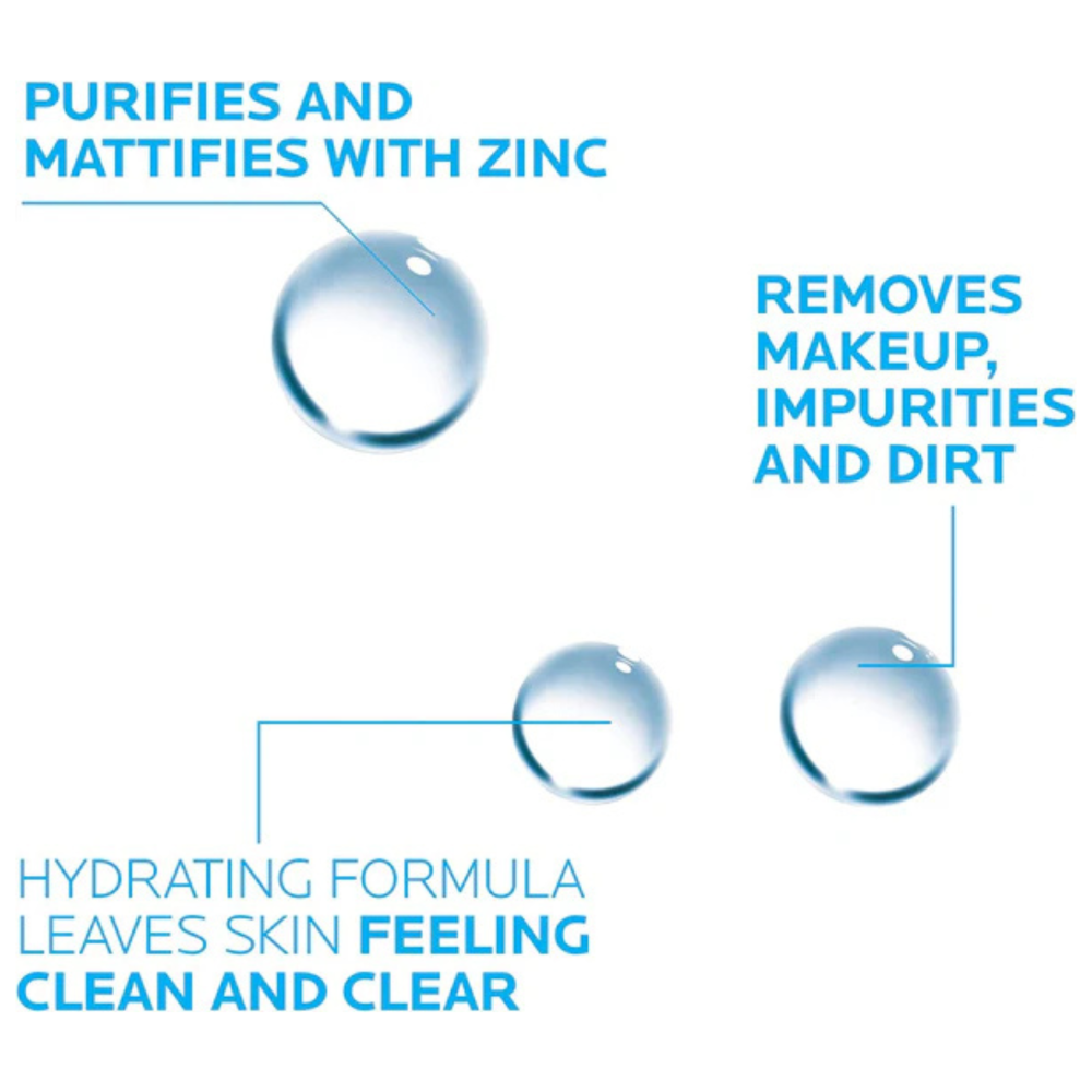 La Roche-Posay Effaclar Micellar Water Ultra for for cleansing and removing makeup  400ml - Image 5