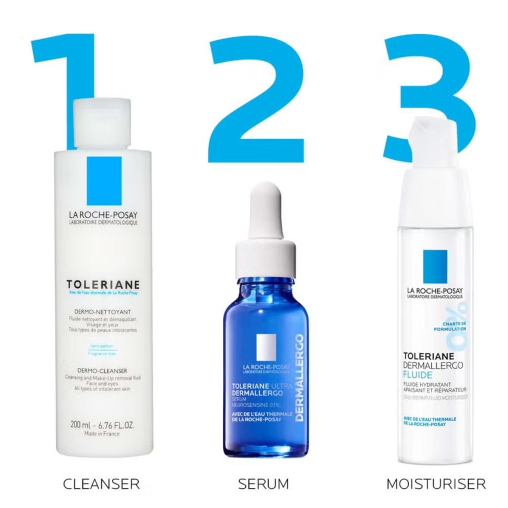 La Roche-Posay Toleriane Dermallergo Soothing Fluid Moisturiser For Sensitive Skin 40ml - Image 5