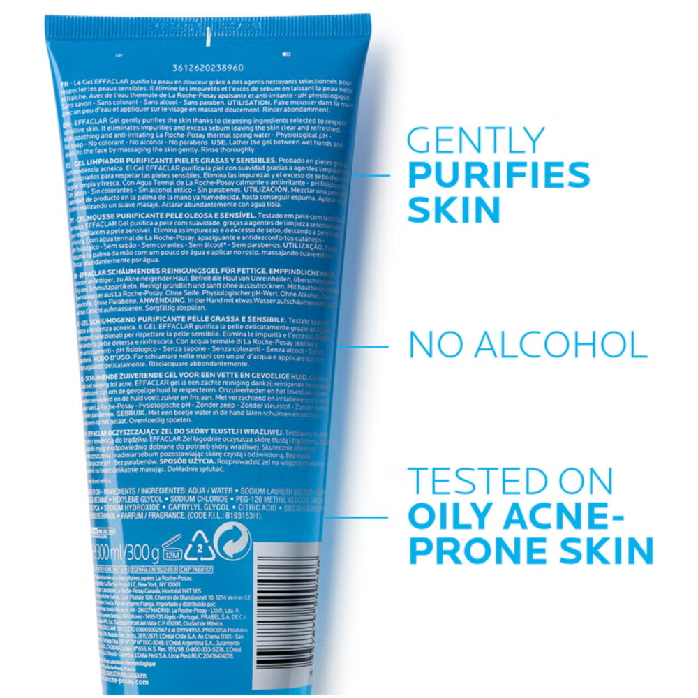 La Roche-Posay Effaclar Purifying Foaming Gel 200ml - Image 5